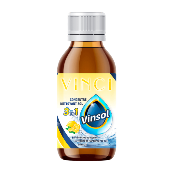 VINSOL Concentré nettoyant Sol parfum citron - 60ML